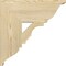 Ekena Millwork Balboa Traditional Rough Sawn Bracket, Douglas Fir, 6"W x 18"D x 18"H BKT06X18X18BOA01RDF - alternate 4
